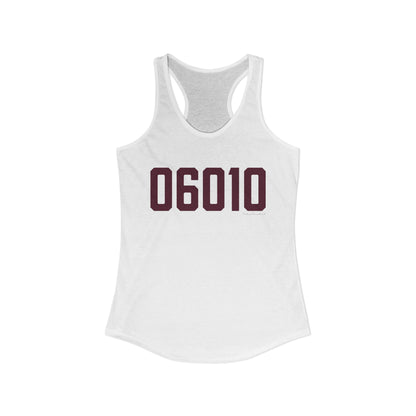06010 Bristol Connecticut Zip Code Women's Ideal Racerback Tank Top
