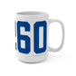06260 Putnam Connecticut Zip Code Mug 15oz