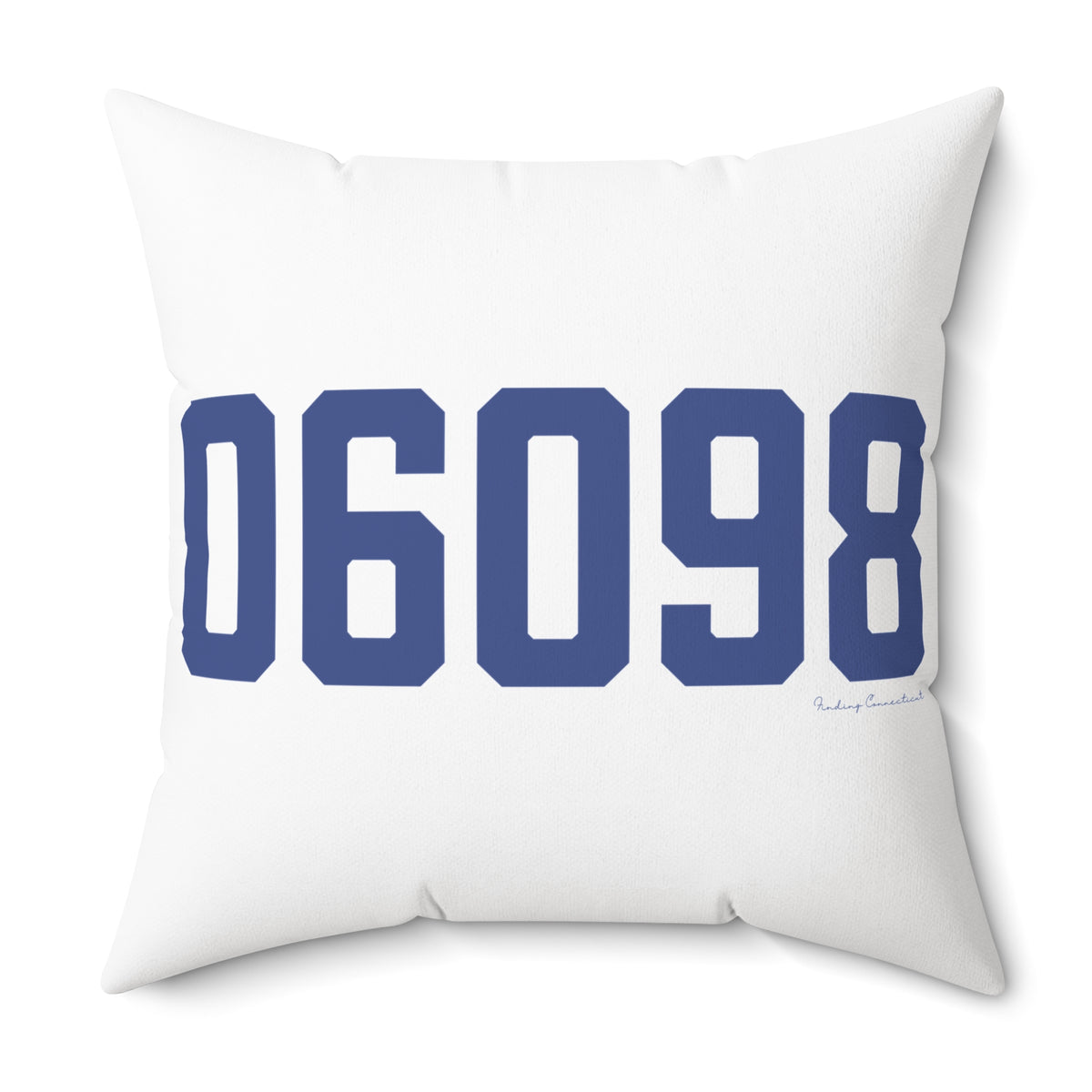 06098 Winchester Connecticut Zip Code  Polyester Square Pillow