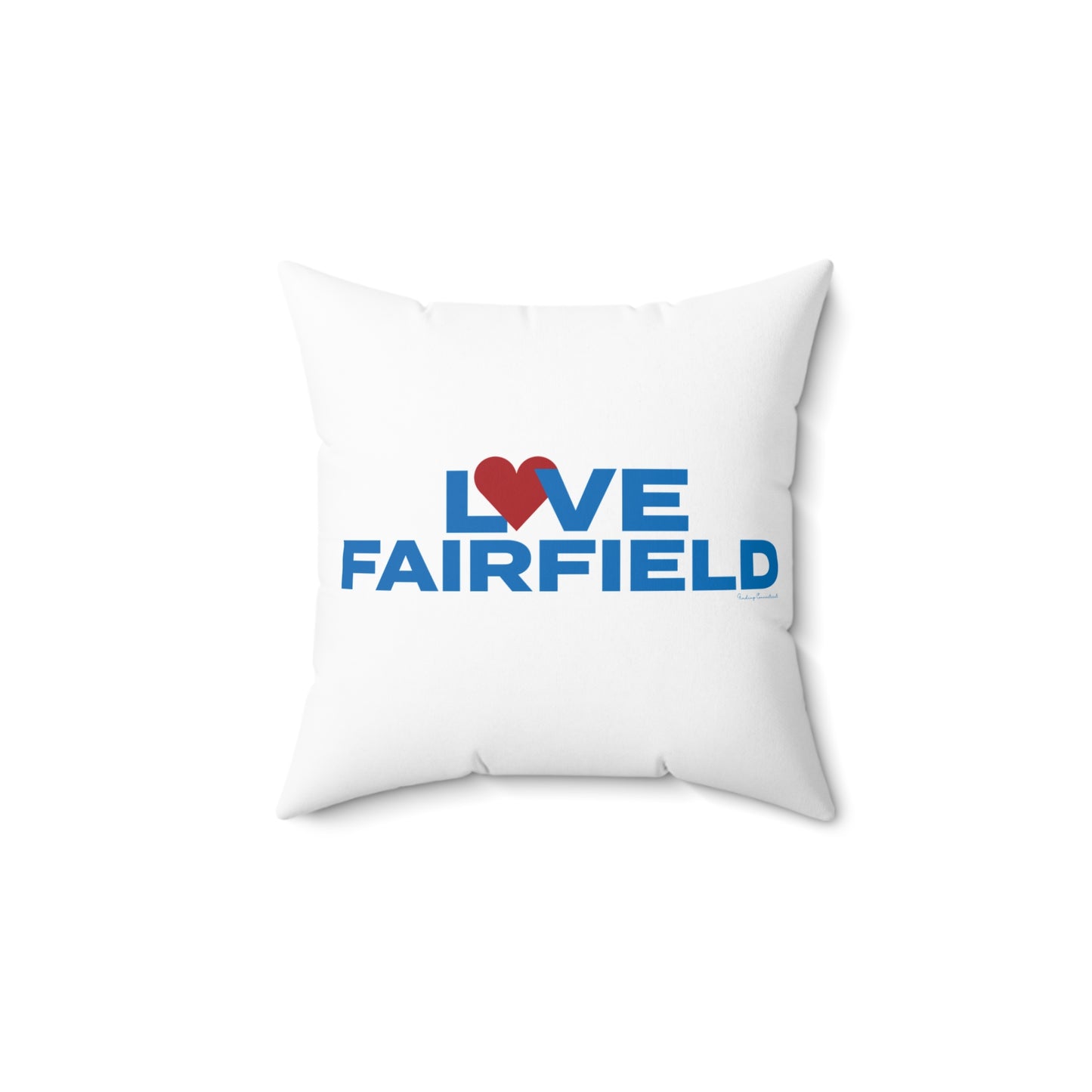 Love Fairfield Spun Polyester Square Pillow
