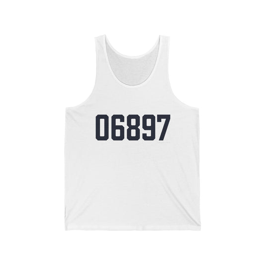 06897 Wilton Connecticut Zip Code Unisex Jersey Tank Top