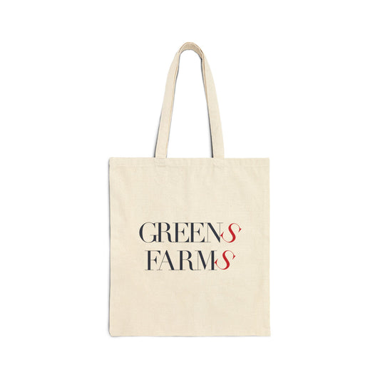 41 Tilt Greens Farms Cotton Canvas Tote Bag