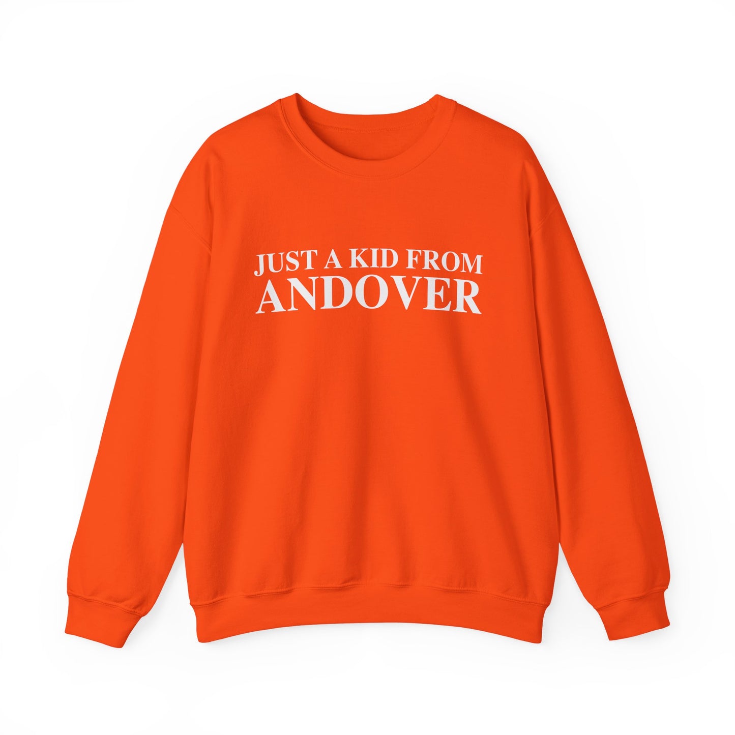 Just a kid from Andover Unisex Heavy Blend™ Crewneck Sweatshirt
