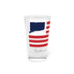 Portland Connecticut Connecticut Flag Pint Glass, 16oz