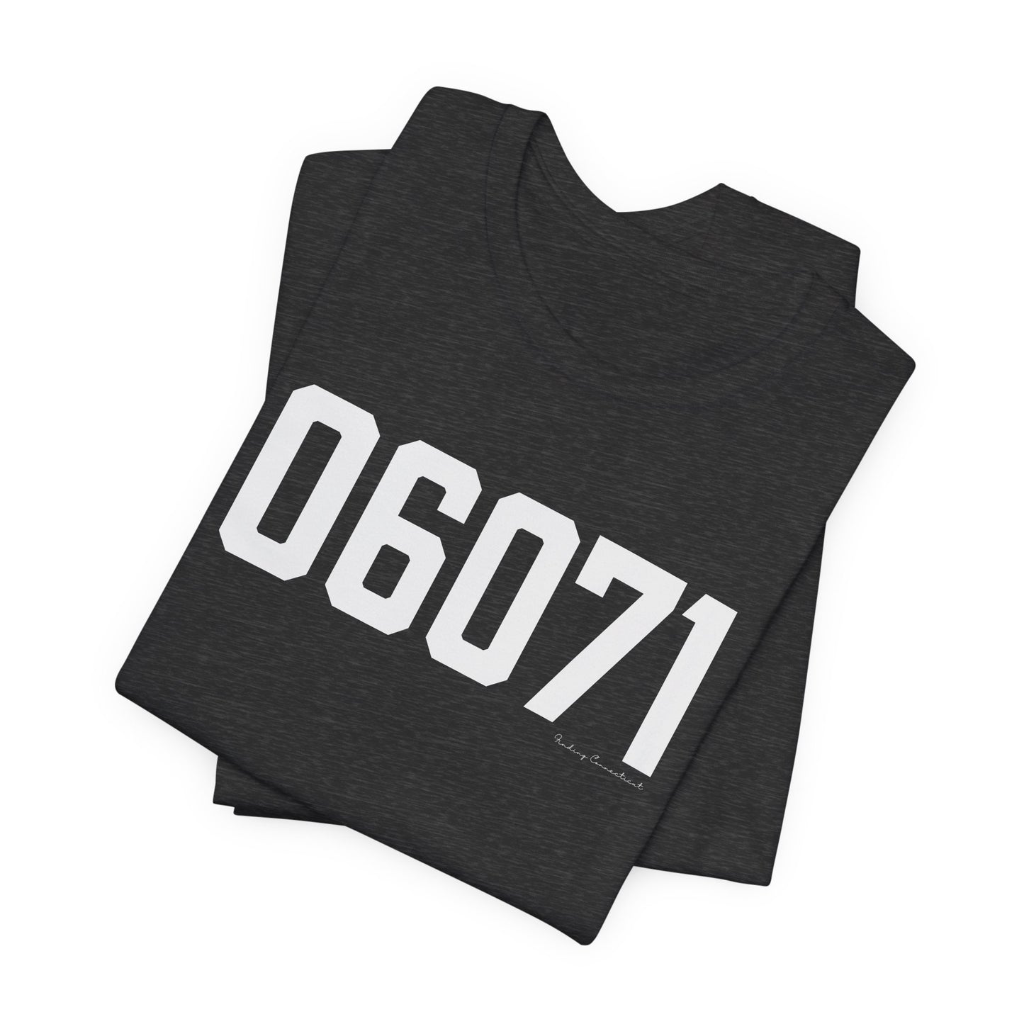06071 Somers CT Zip Code Unisex Jersey Short Sleeve T-Shirt