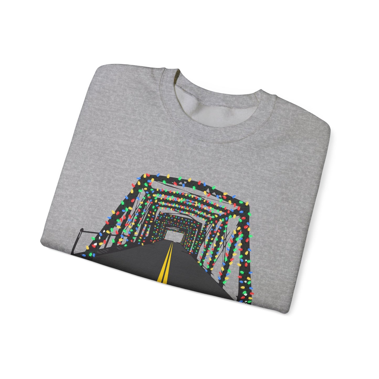 Saugatuck Bridge Lights Unisex Heavy Blend™ Crewneck Sweatshirt