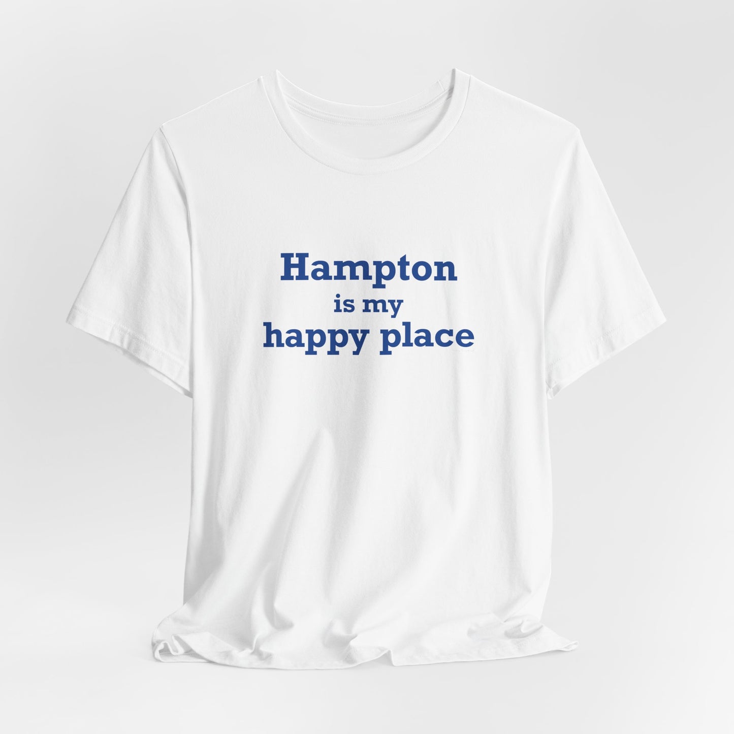 Hampton is My Happy Place Unisex Jersey Short Sleeve T-Shirt