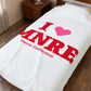 I Heart MNRE Velveteen Plush Blanket