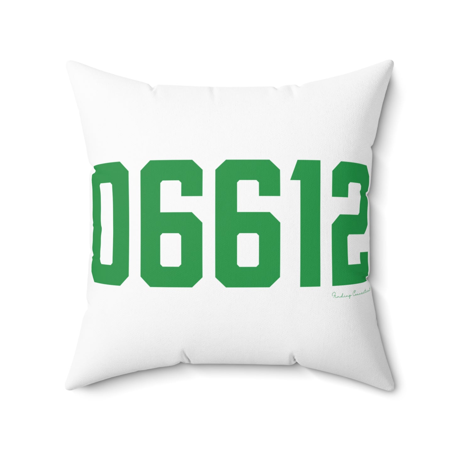 06612 Easton Connecticut Zip Code Spun Polyester Square Pillow