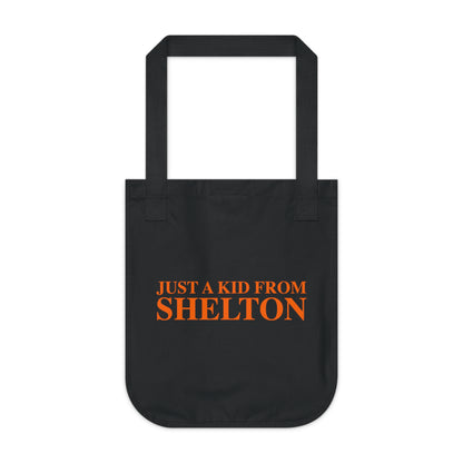 Just a kid from Shelton Organic Canvas Tote Bag