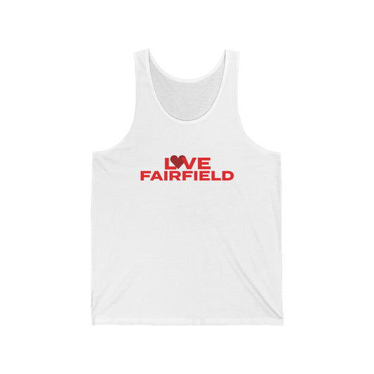 Love Fairfield Unisex Jersey Tank Top