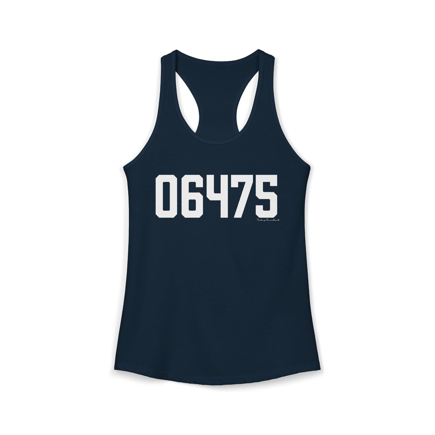 06475 Old Saybrook CT Zip Code Women's Ideal Racerback Tank Top