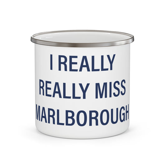I Really Really Miss Marlborough Enamel Camping Mug