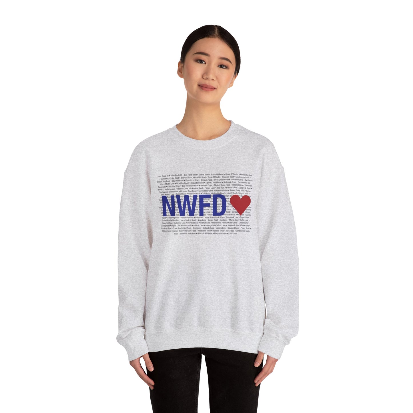 New Fairfield Love Unisex Heavy Blend™ Crewneck Sweatshirt