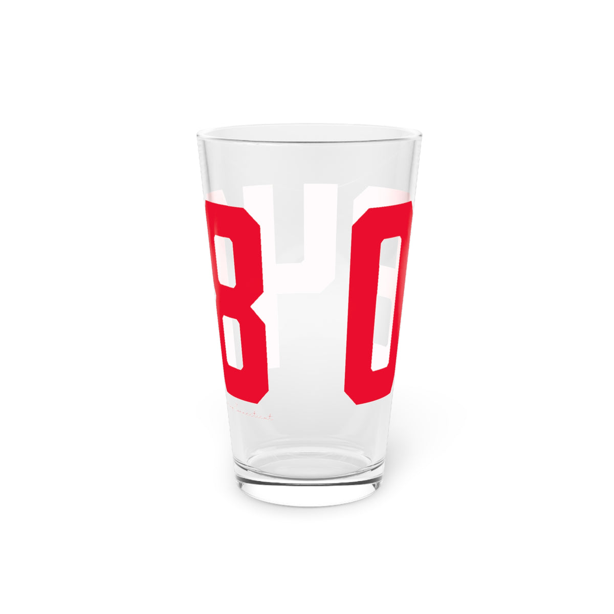 06418 Derby Connecticut Zip Code Pint Glass, 16oz