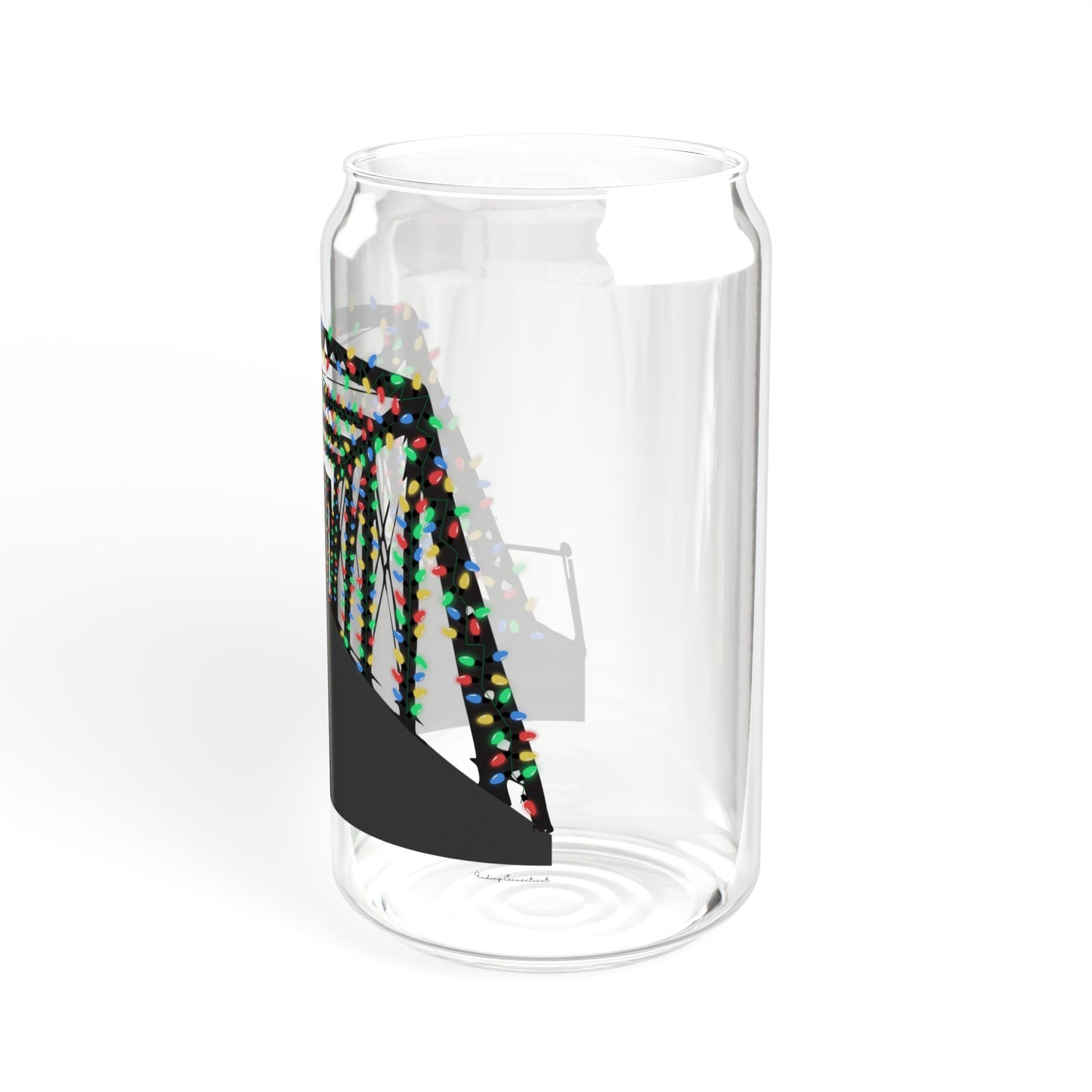Saugatuck Bridge Lights Sipper Glass, 16oz