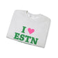 I Heart ESTN Unisex Heavy Blend™ Crewneck Sweatshirt