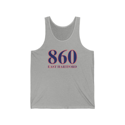 860 East Hartford Red White & Blue Unisex Jersey Tank Top