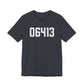 06413 Clinton CT Zip Code Unisex Jersey Short Sleeve T-Shirt