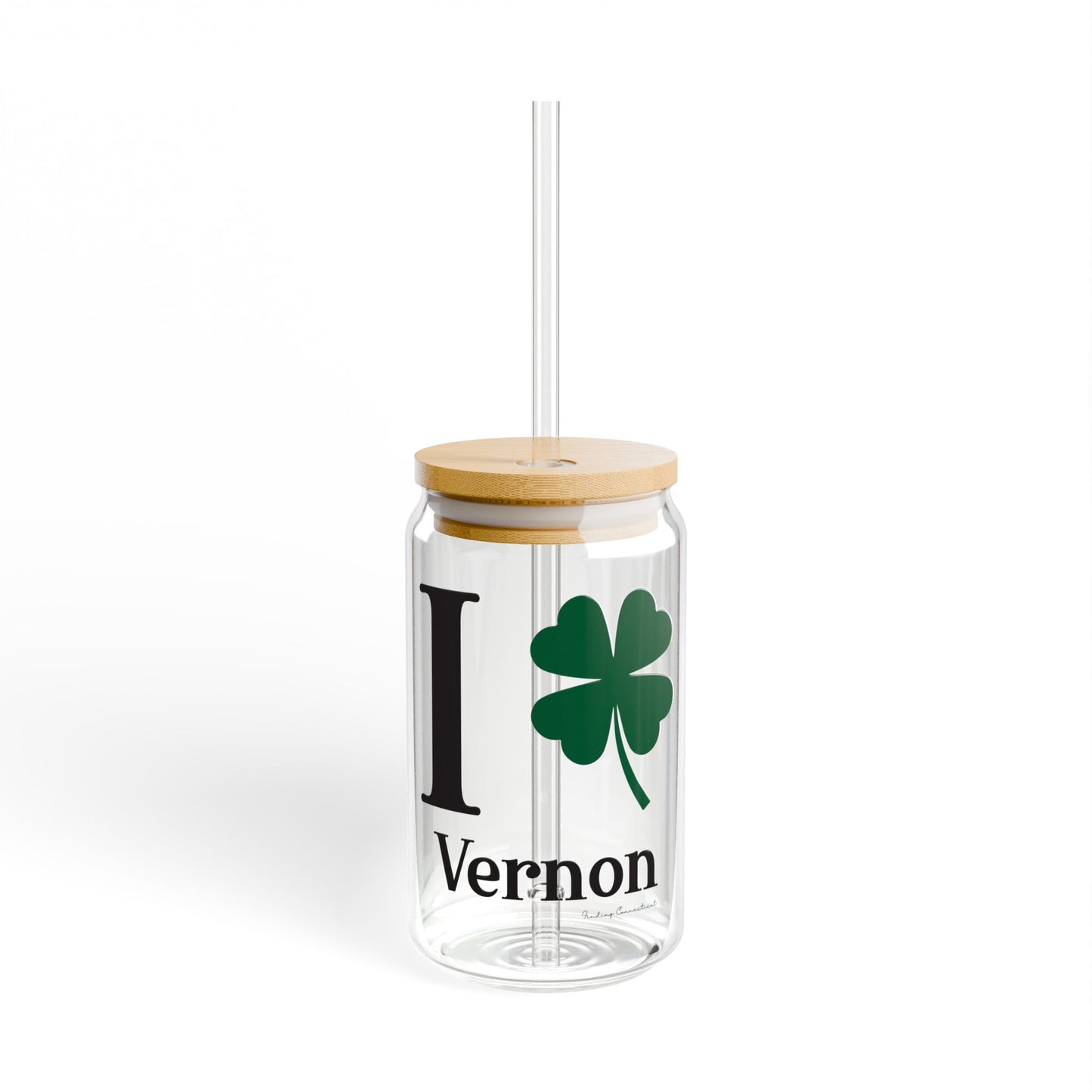 I Clover Vernon Sipper Glass, 16oz