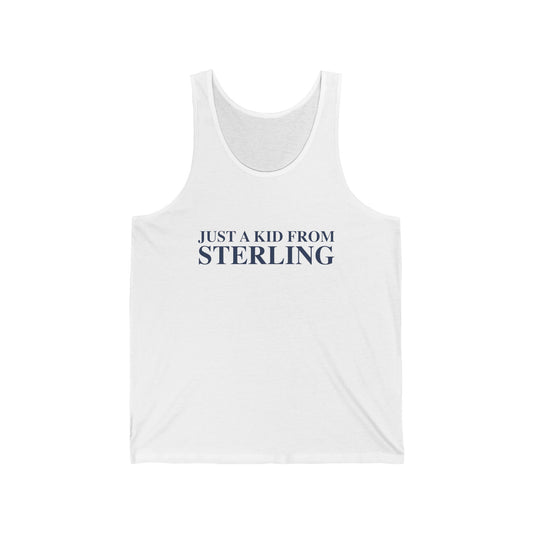 Just a kid from Sterling Unisex Jersey Tank Top