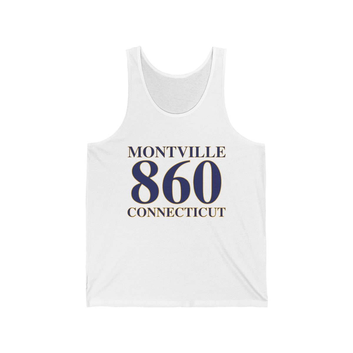 Montville 860 Connecticut  Unisex Jersey Tank Top