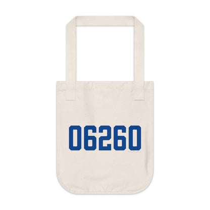 06260 Putnam Connecticut Zip Code Organic Canvas Tote Bag