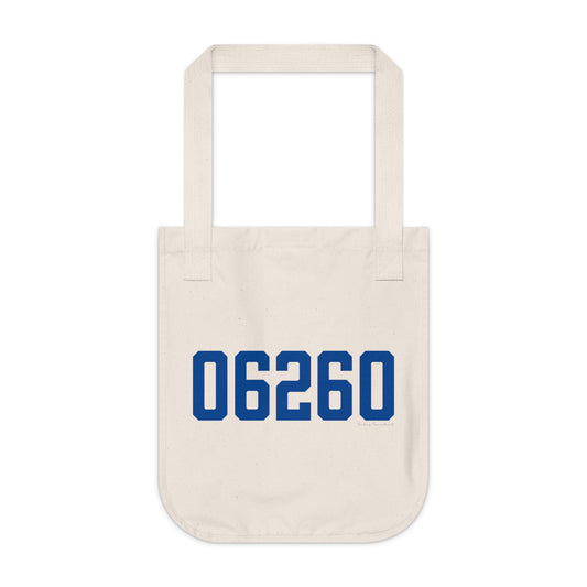 06260 Putnam Connecticut Zip Code Organic Canvas Tote Bag