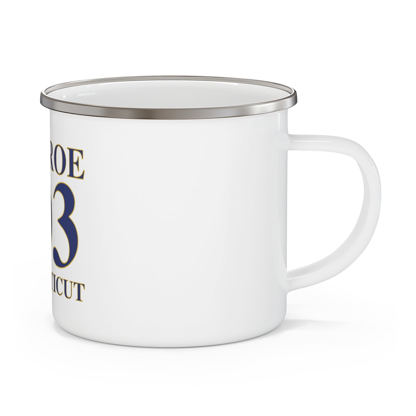 Monroe 203 Connecticut  Enamel Camping Mug