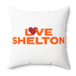 Love Shelton Spun Polyester Square Pillow