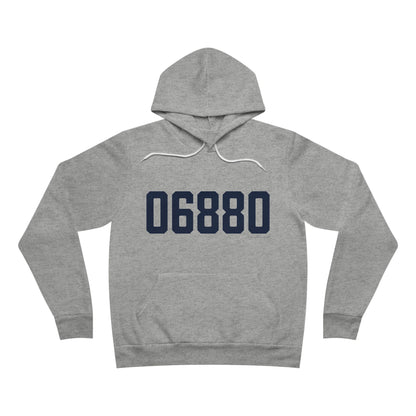 06880 Westport Connecticut Zip Code Unisex Sponge Fleece Pullover Hoodie Sweatshirt