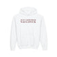 Just a kid from Naugatuck Youth Heavy Blend Hooded Sweatshirt