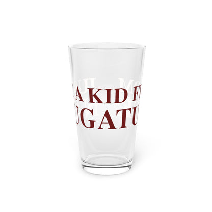 Just a kid from Naugatuck Pint Glass, 16oz