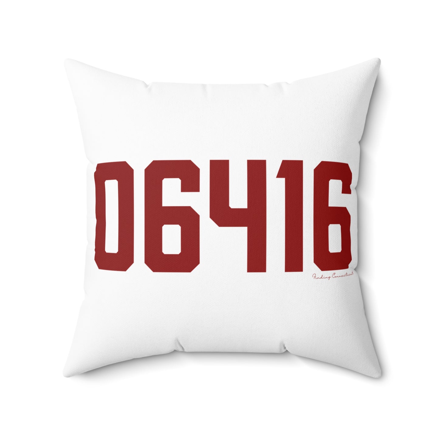 06416 Cromwell Connecticut Zip Code. Spun Polyester Square Pillow