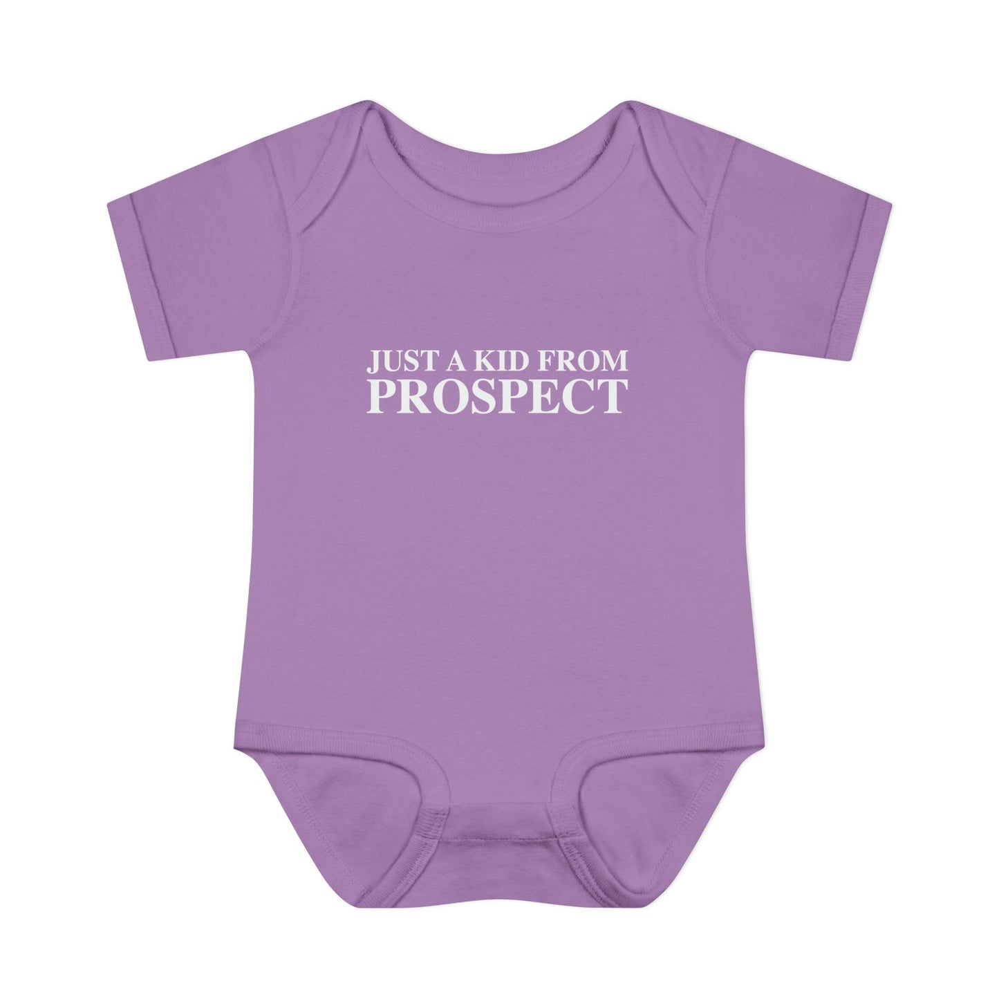 Just a kid from Prospect Infant Baby Rib Bodysuit