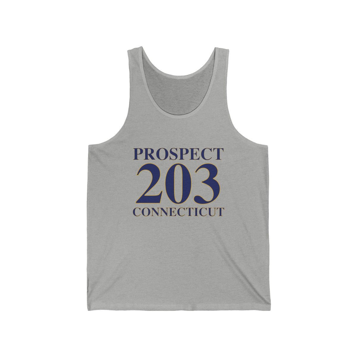 Prospect 203 Connecticut Unisex Jersey Tank Top