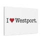 I Heart Westport. Matte Canvas, Stretched, 1.25"