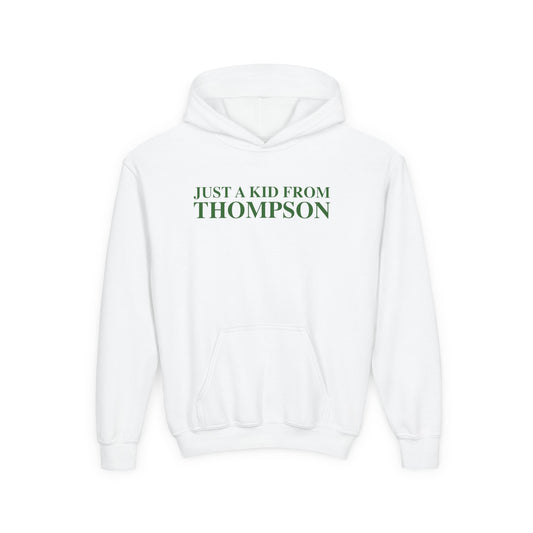 Just a kid from Thompson Youth Heavy Blend Hooded Sweatshirt