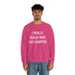 I Really Really Miss East Hampton (white) Unisex Heavy Blend™ Crewneck Sweatshirt