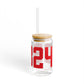 06824 Fairfield Connecticut Zip Code Sipper Glass, 16oz