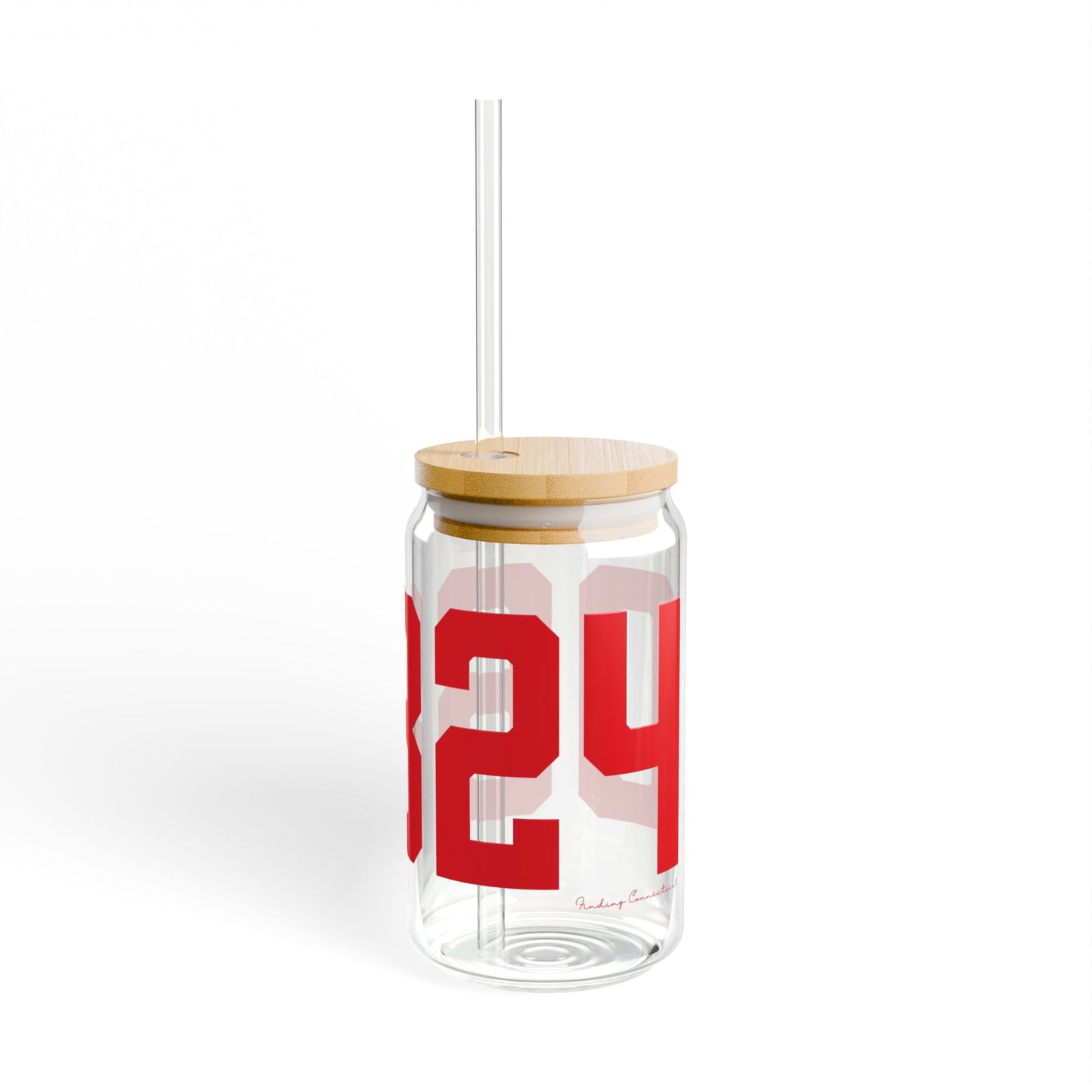 06824 Fairfield Connecticut Zip Code Sipper Glass, 16oz