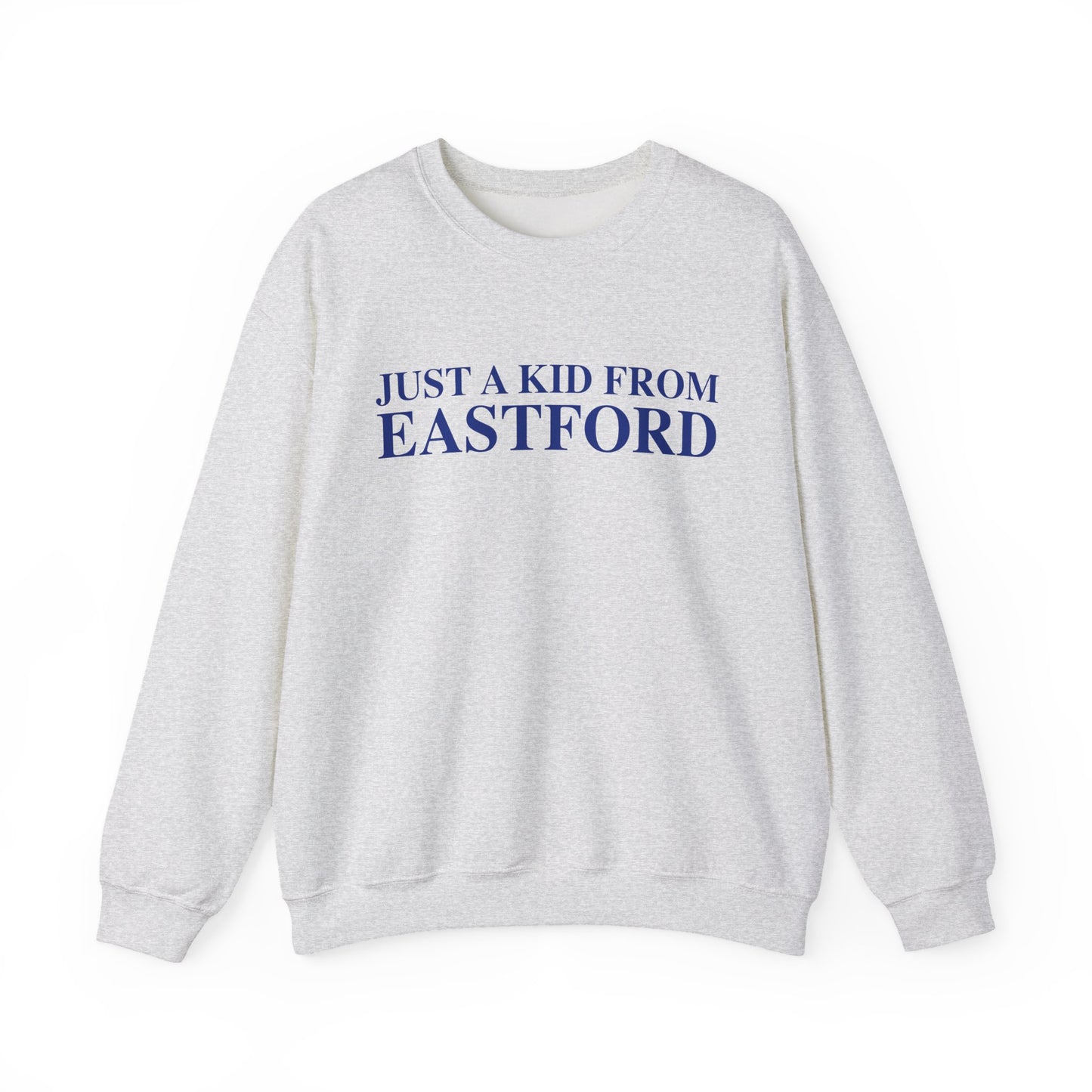 Just a kid from Eastford Unisex Heavy Blend™ Crewneck Sweatshirt