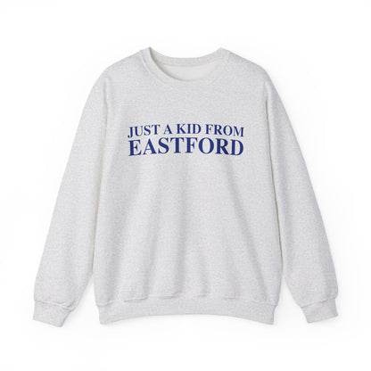 Just a kid from Eastford Unisex Heavy Blend™ Crewneck Sweatshirt