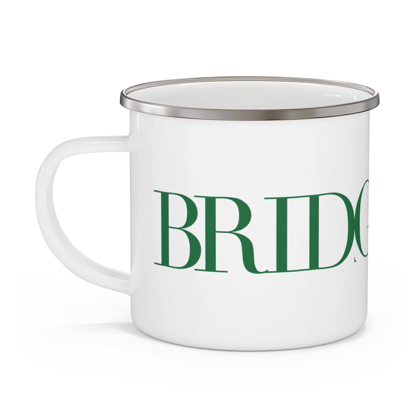 41 Tilt Bridgeport Enamel Camping Mug