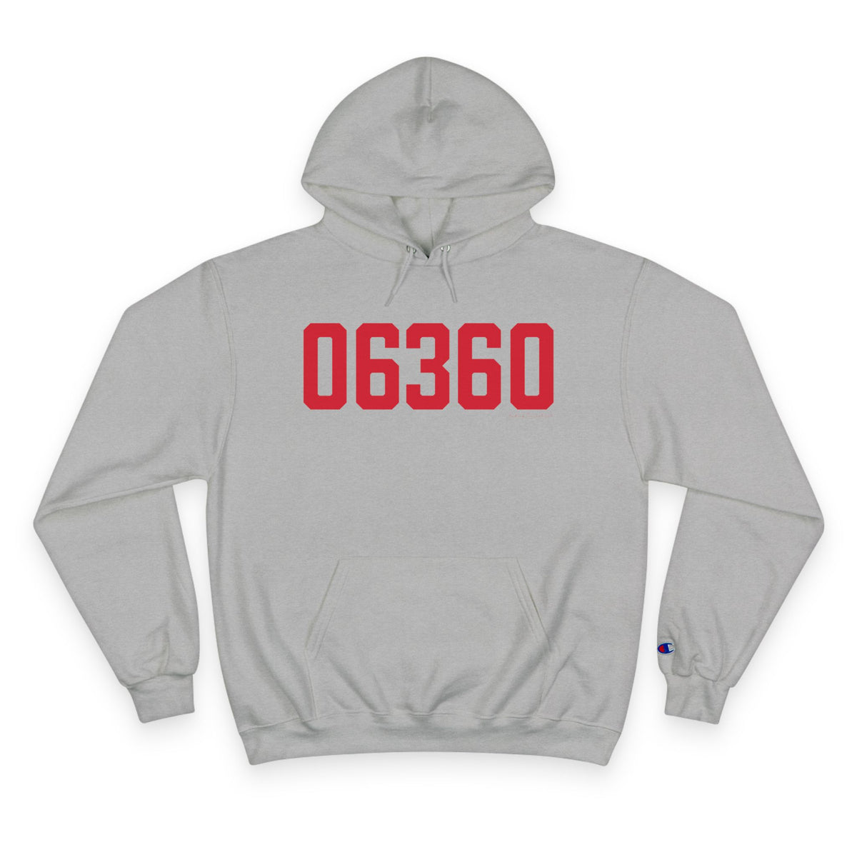 06360 Norwich Connecticut Zip Code Champion Hoodie