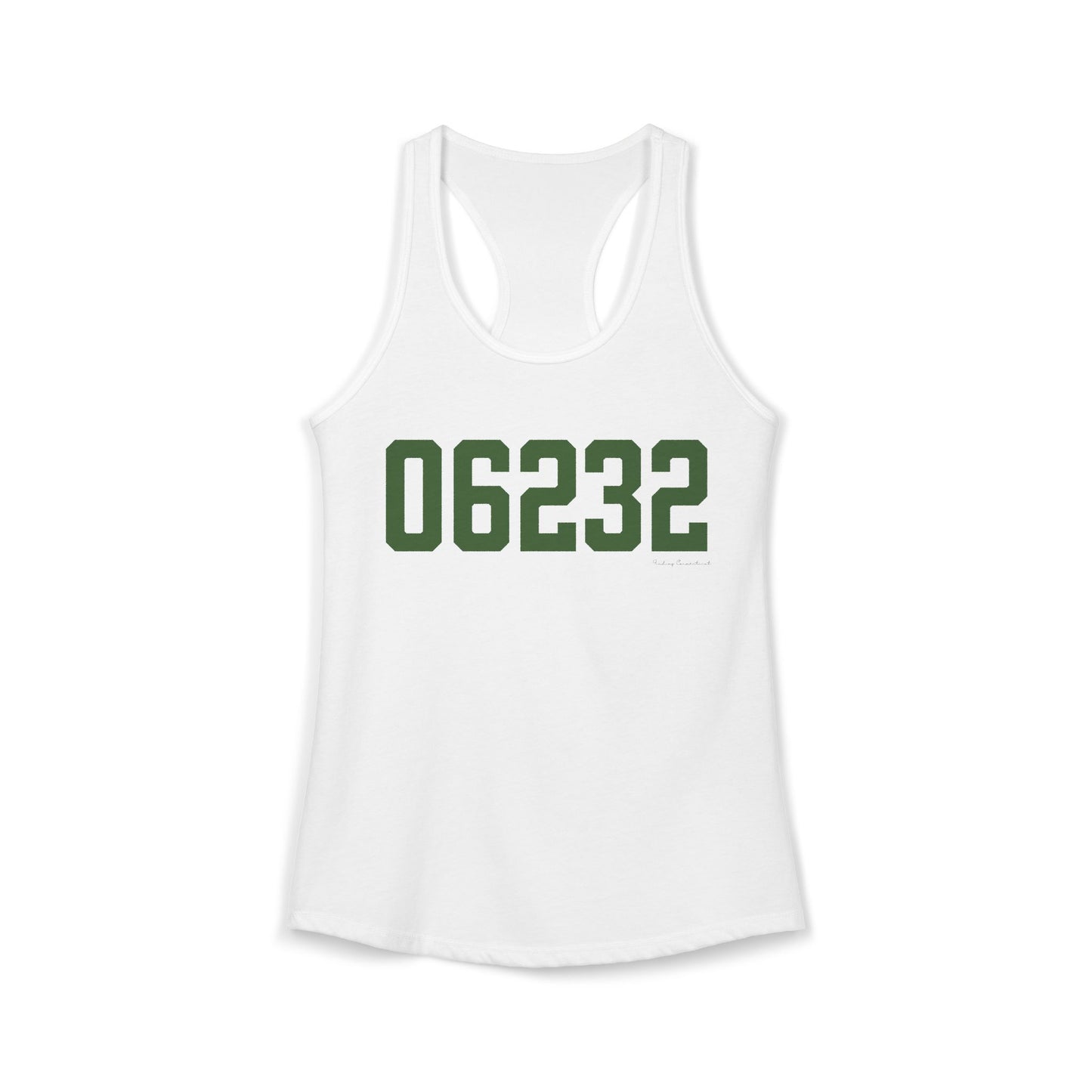 06232 Andover Connecticut Zip Code Women's Ideal Racerback Tank Top