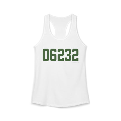 06232 Andover Connecticut Zip Code Women's Ideal Racerback Tank Top