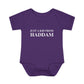 Just a kid from Haddam Infant Baby Rib Bodysuit