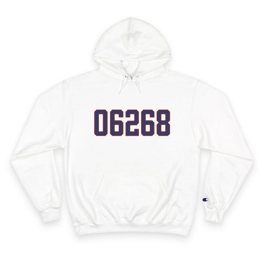 06268 Storrs Connecticut Zip Code Champion Hoodie Sweatshirt