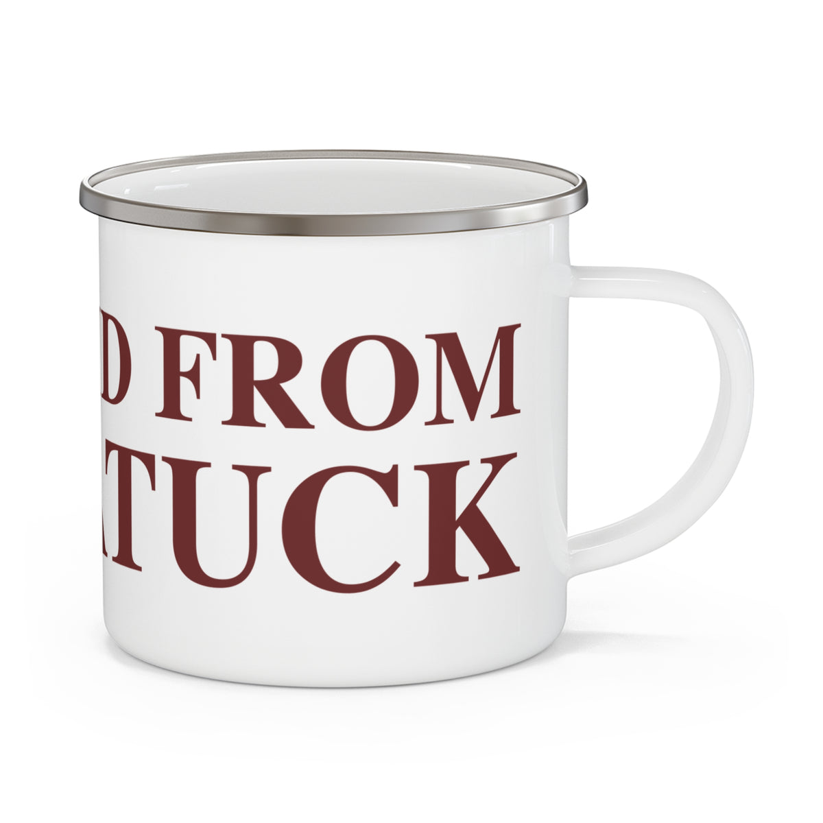 Just a kid from Naugatuck Enamel Camping Mug